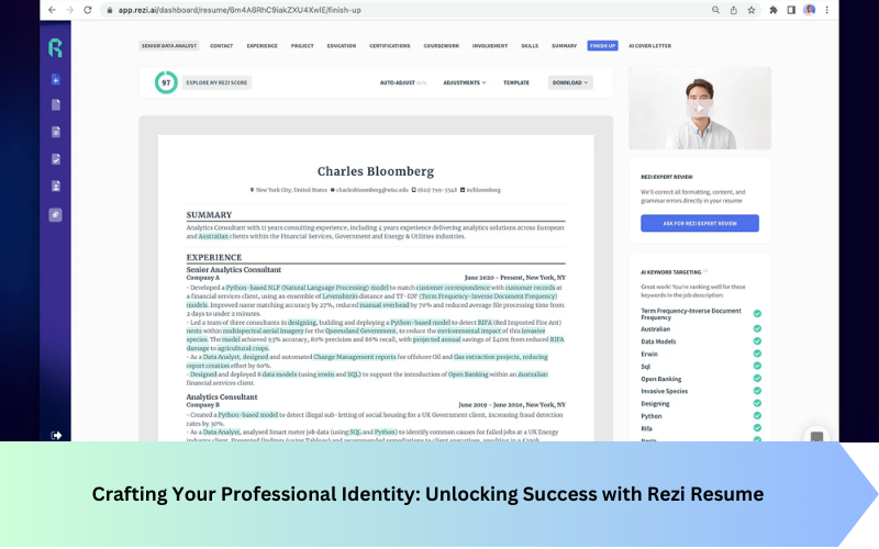 Crafting Your Professional Identity: Unlocking Success with Rezi Resume