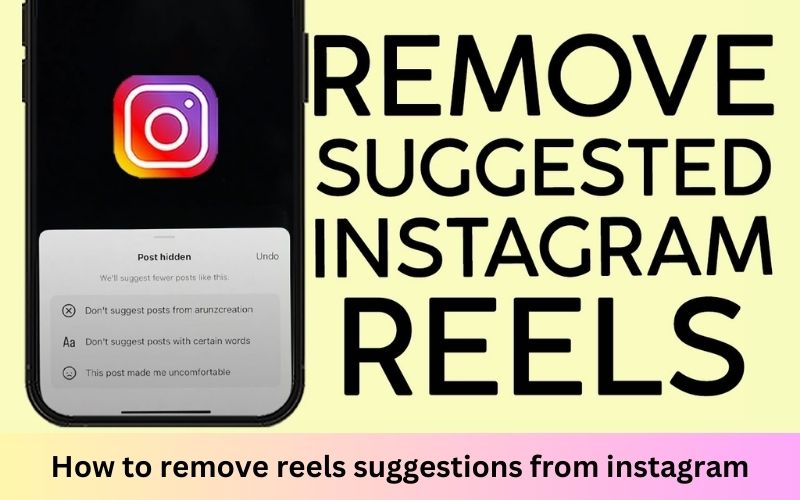 How to Remove Reels Suggestions  from Instagram