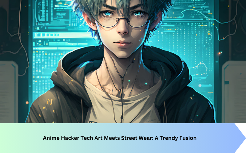 Anime Hacker Tech Art Meets Street Wear: A Trendy Fusion