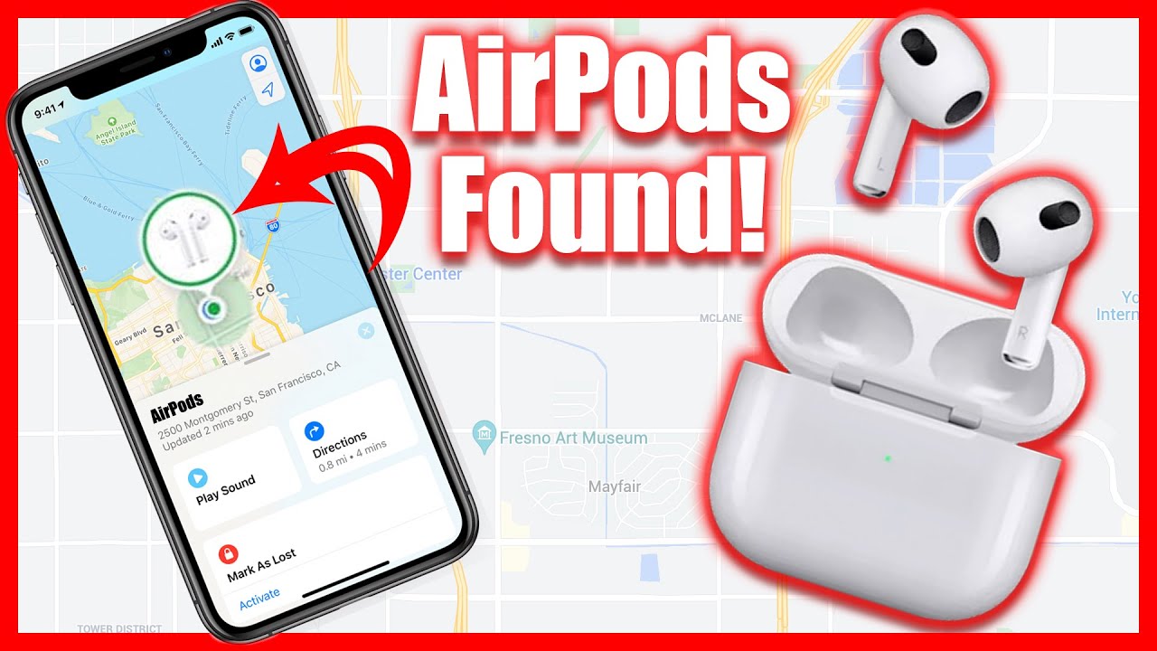 how to track airpod case