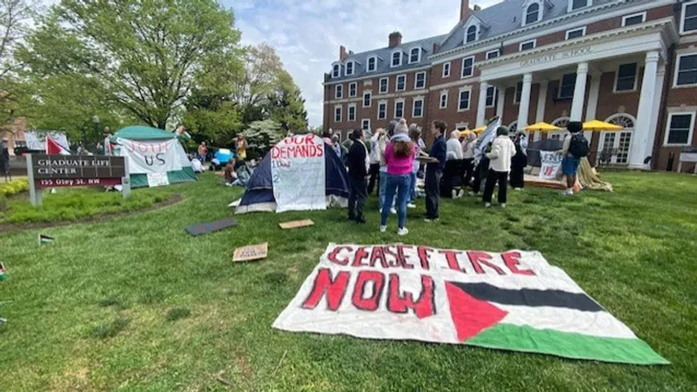 virginia tech israel protests