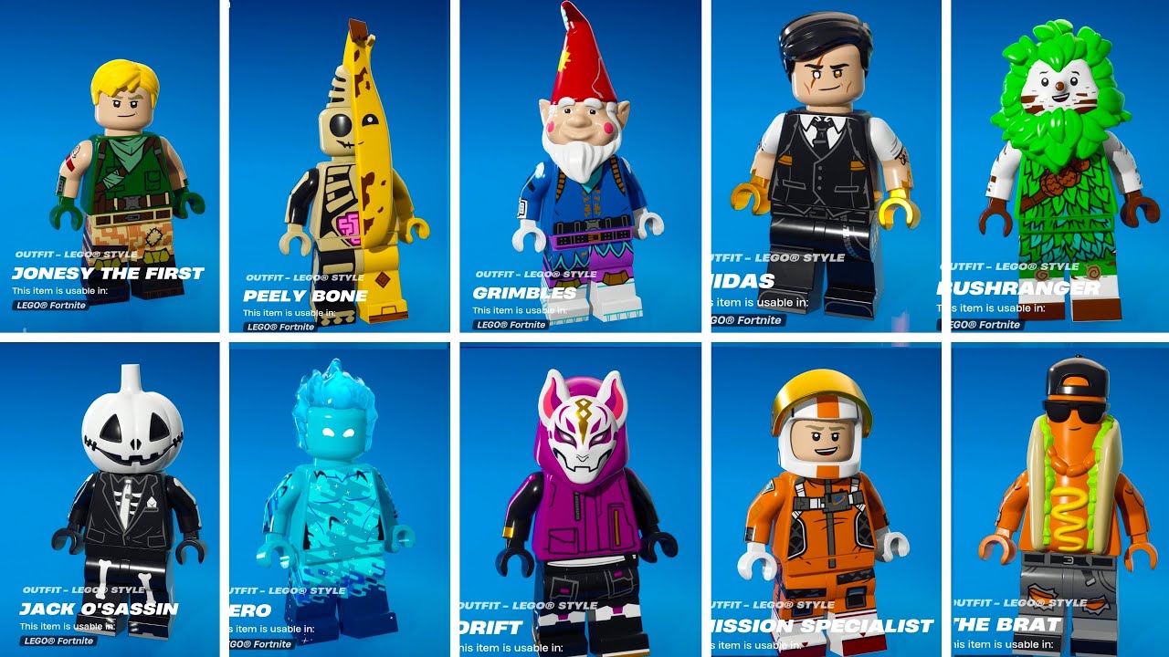 Exploring Fortnite Skins with LEGO Styles: Complete List and Details